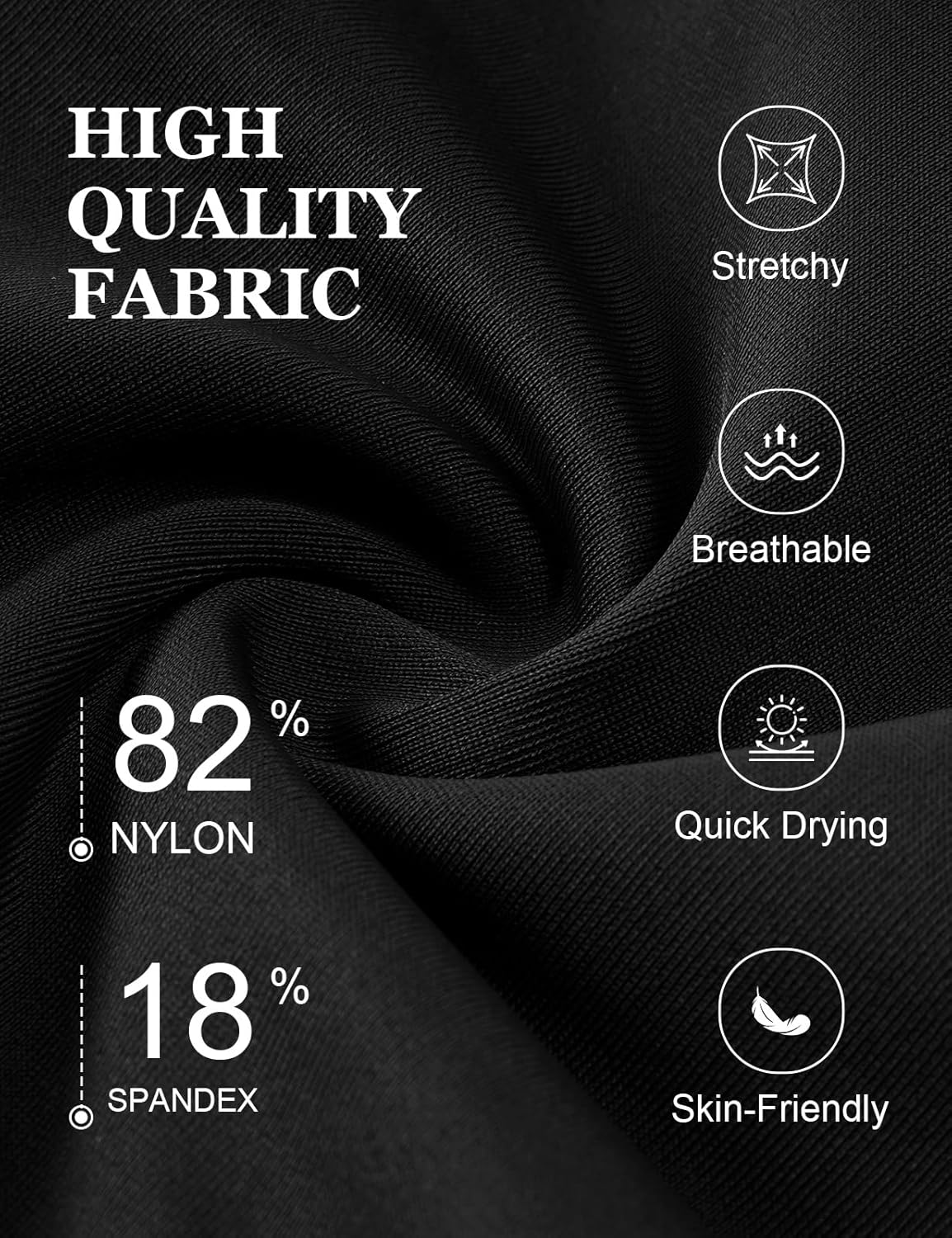 Thumbnail 6 de Nadeer Bañador Mujer Reductor de Barriga One-Piece con Fruncido y Bloques de Color – Negro-Blanco, Talla S a XXL