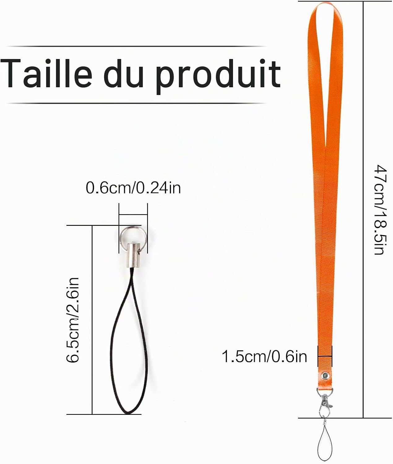 Thumbnail 5 de Fumanduo HXL-30kataoguasheng sleutelkoorden, 30 stuks in meerdere kleuren