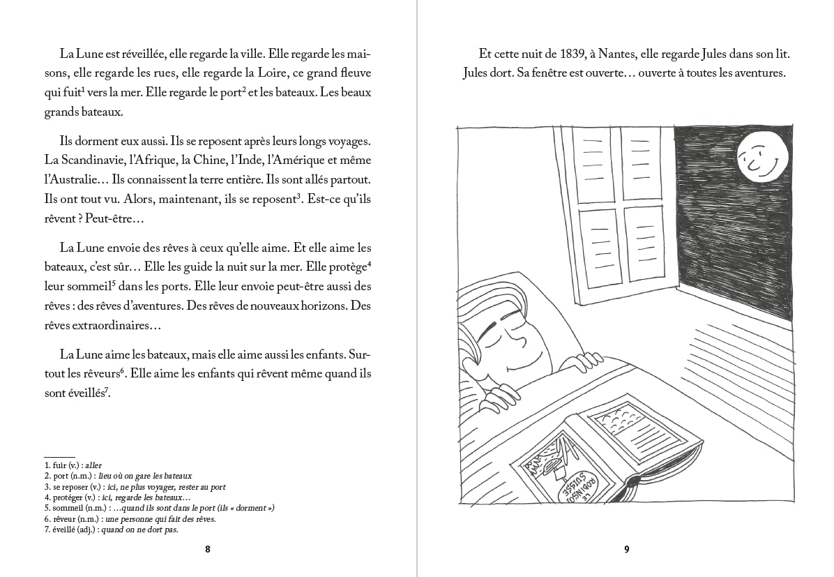 Detalle de Mondes en VF – Les rêves de Jules Verne, A1-bok med ljud