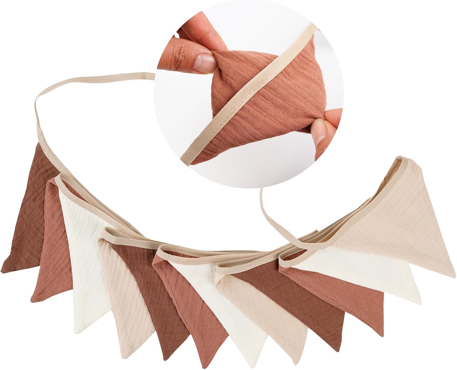 Thumbnail 2 de G2PLUS Muslin Bunting for Nursery