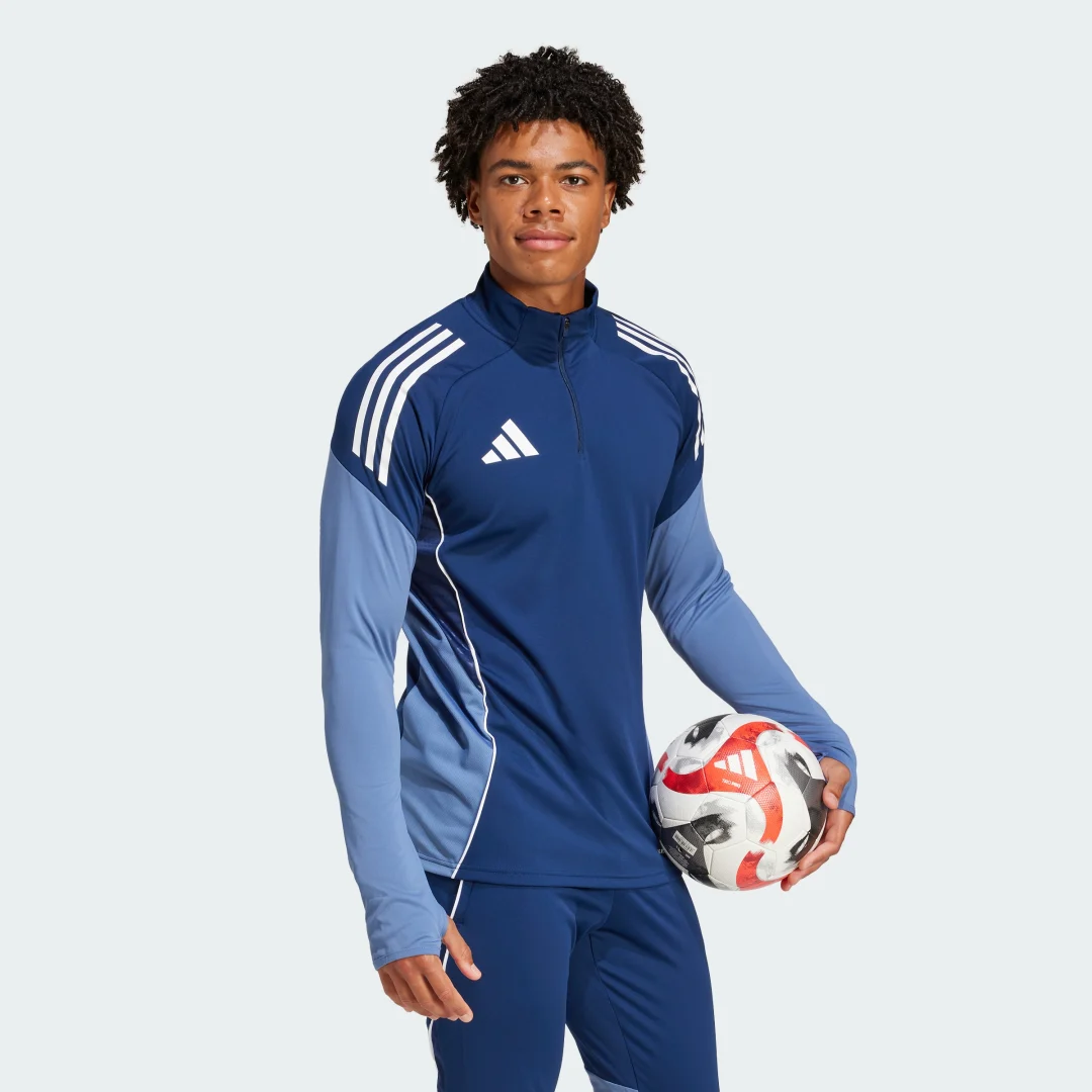 Detalle de Sudadera entrenamiento Tiro 25 Competition de Adidas — azul