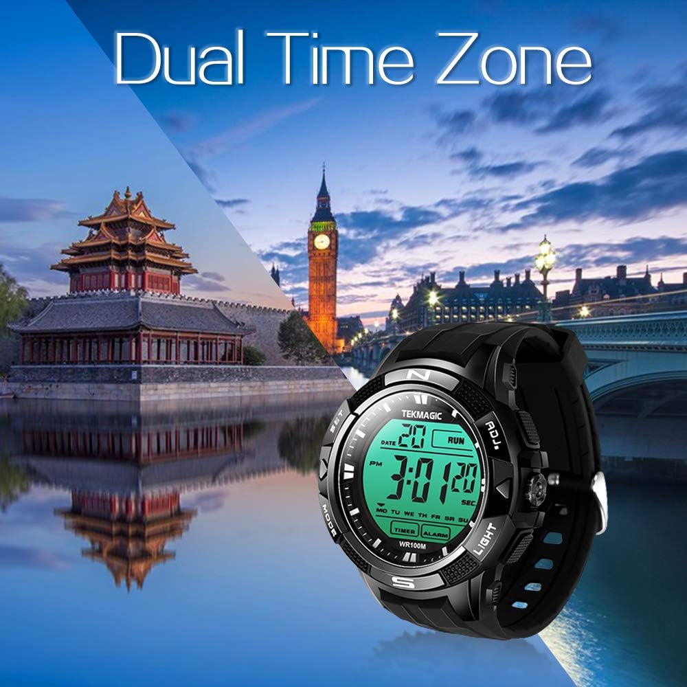 Thumbnail 3 de 100m Digital Sumergible Reloj de Pulsera