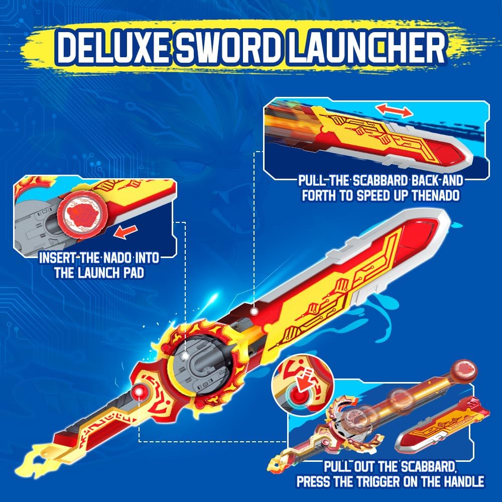 Thumbnail 1 de Infinity Nado Split Metal Toy Flaming Pack Blazing War Bear – metalowy bączek 2 w 1
