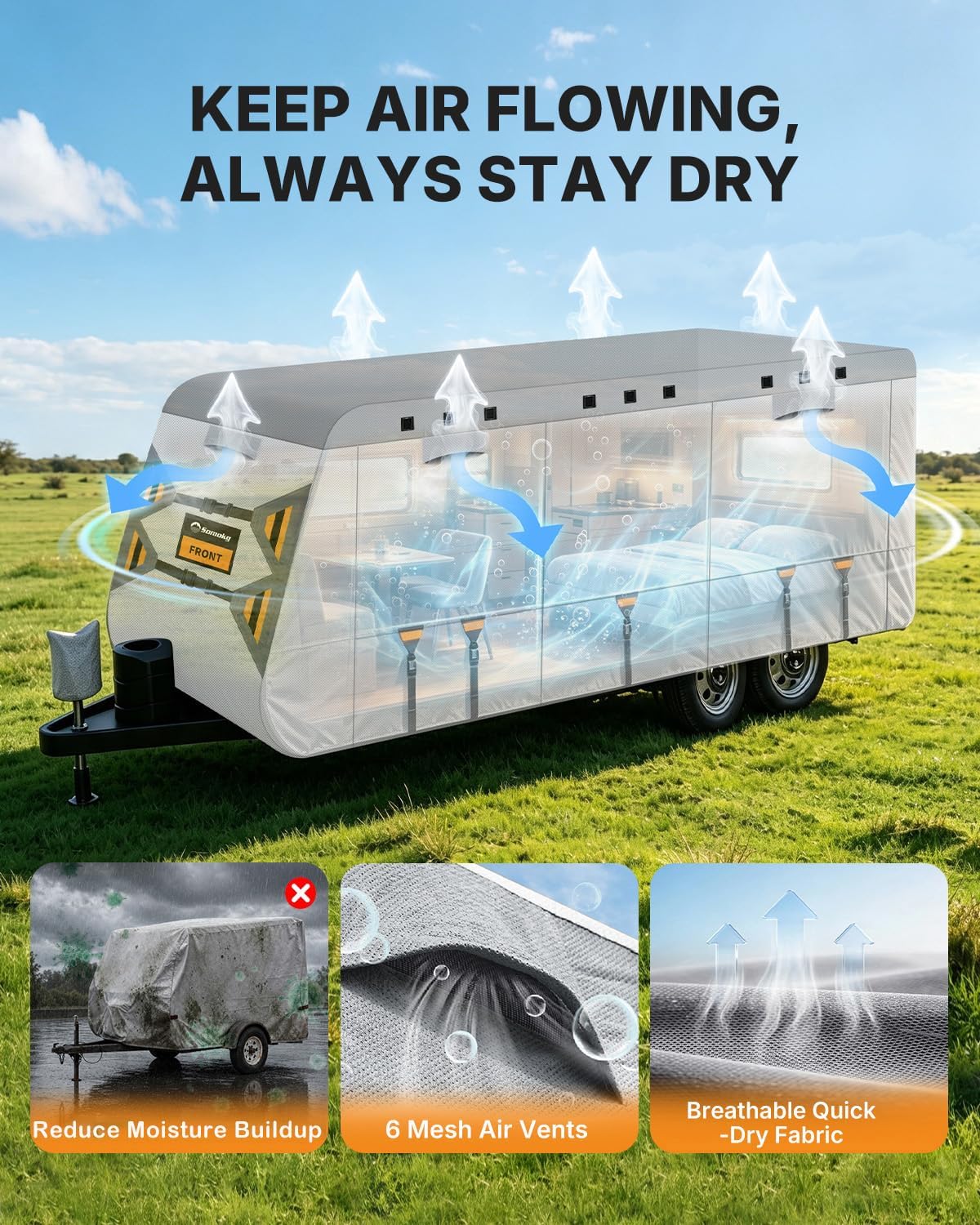 Detalle de Somokg RV Cover 30–33 ft