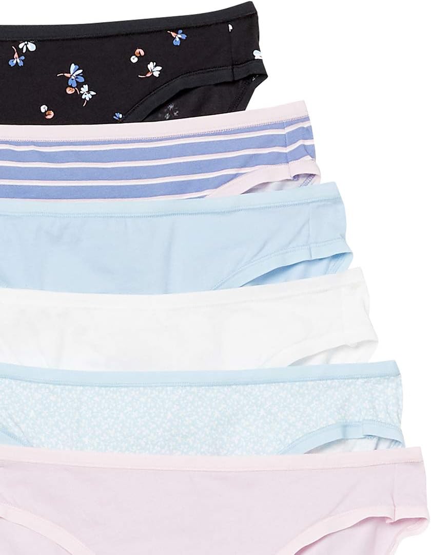 Thumbnail 4 de Amazon Essentials Cotton Bikini Panties for Women - Multi-Pack (Extended Size)