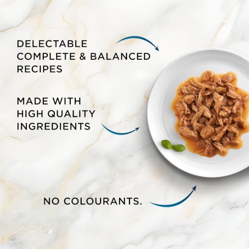 Detalle de Gourmet Perle Ocean Collection Adult Wet Cat Food Mini Fillets in Gravy – 40 x 85g Pouches