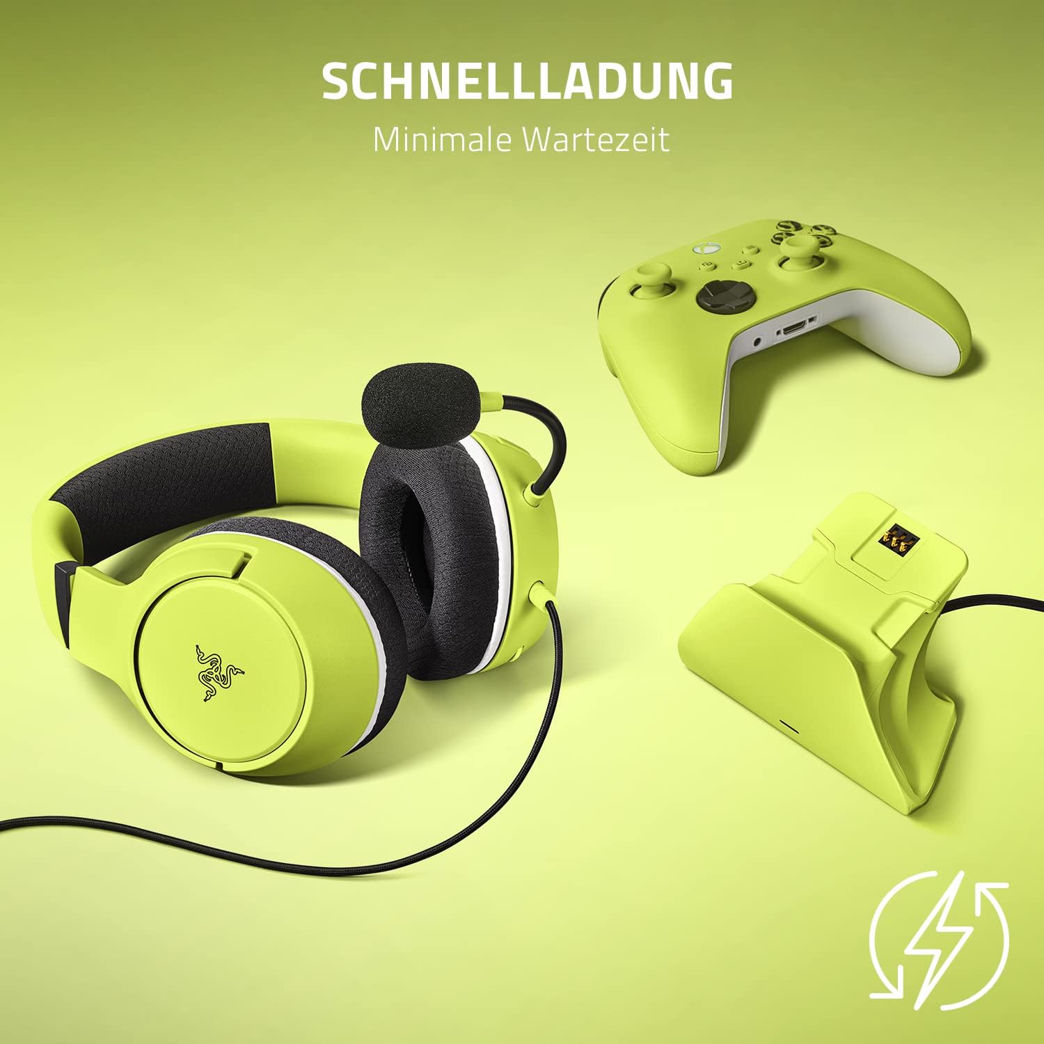 Detalle de Razer Universelle Schnellladestation – Schnellladegerät für Xbox-Controller (Pulse Red)