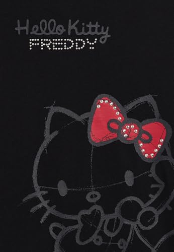 Thumbnail 6 de FREDDY - T-Shirt Hello Kitty con stampa tono su tono, Nero, Donna, Small