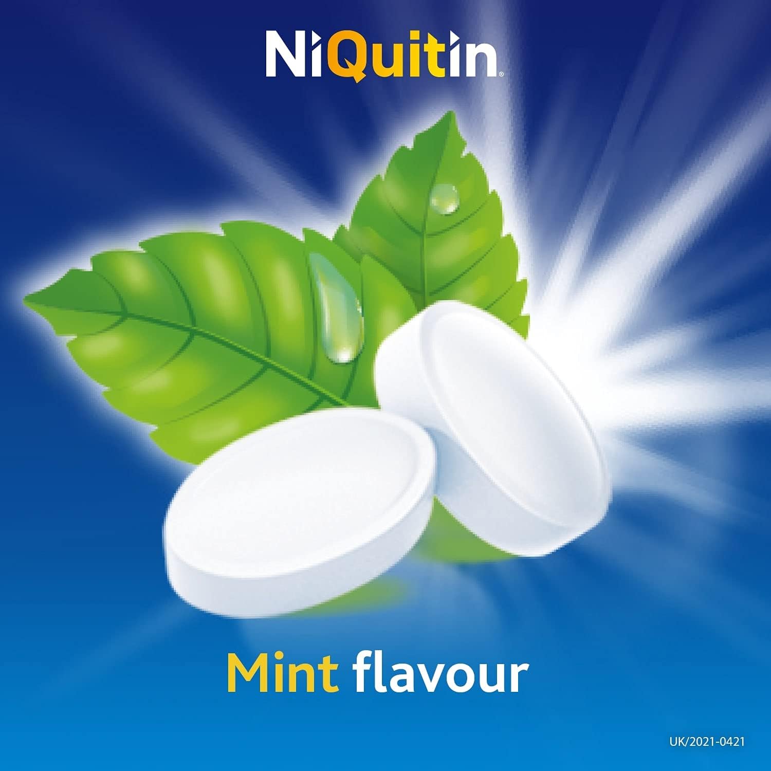 Detalle 2 de NiQuitin 4mg Minis Mint nicotine lozenges 100 pack 🍬