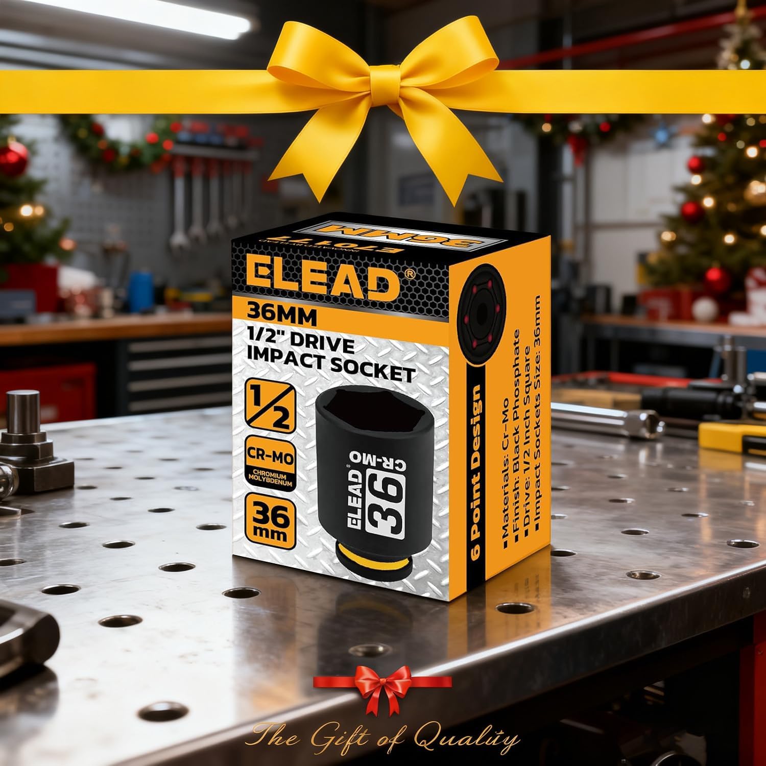 Thumbnail 6 de ELEAD 70177 36mm Deep Impact Socket, 1/2-Inch Drive, 6-Point CR-MO