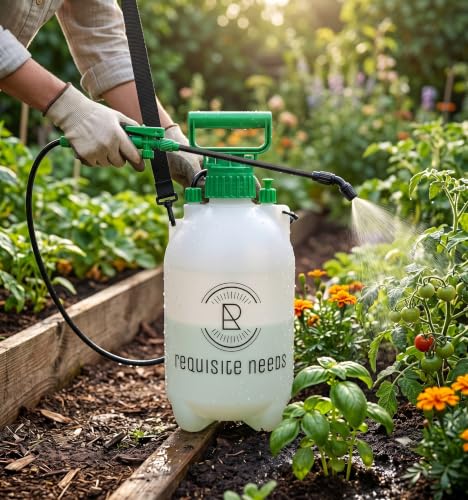 Thumbnail 7 de REQUISITE NEEDS Pump Action 5L Garden Sprayer with Adjustable Nozzle, 1.3m Hose and Shoulder Strap