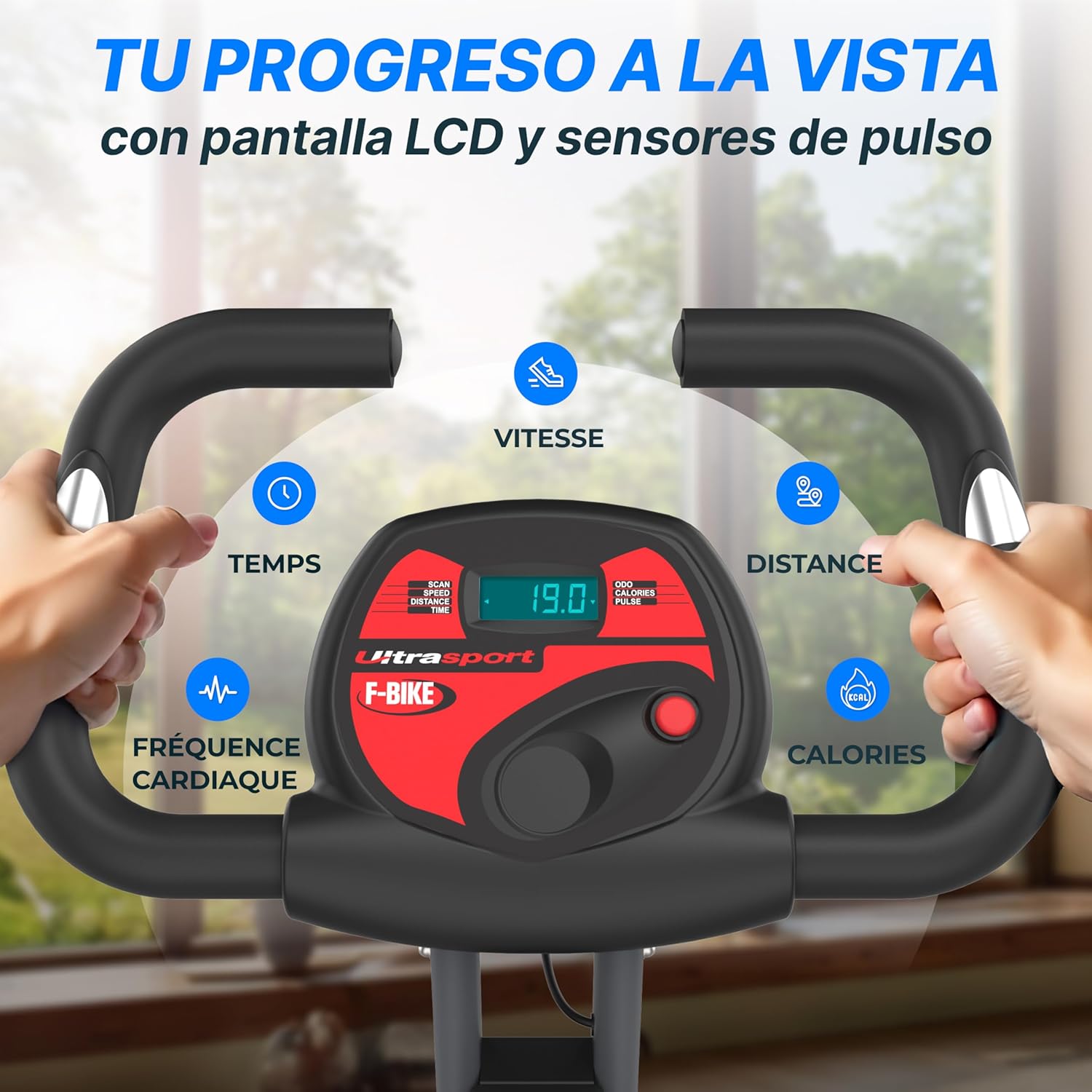 Thumbnail 5 de Vélo d’appartement pliable Ultrasport F-Bike