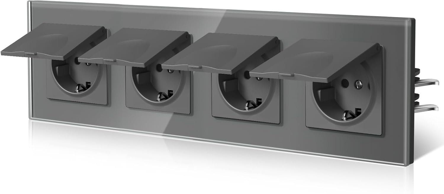 Thumbnail 6 de BSEED Steckdose mit USB-C 20W – Unterputz-Wandsteckdose, Schwarz, 1-Fach