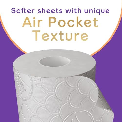 Detalle de Andrex Ultimate Quilt Toilet Roll 24 Rolls – 3-Ply, Bulk Buy, Soft & Thick Sheets