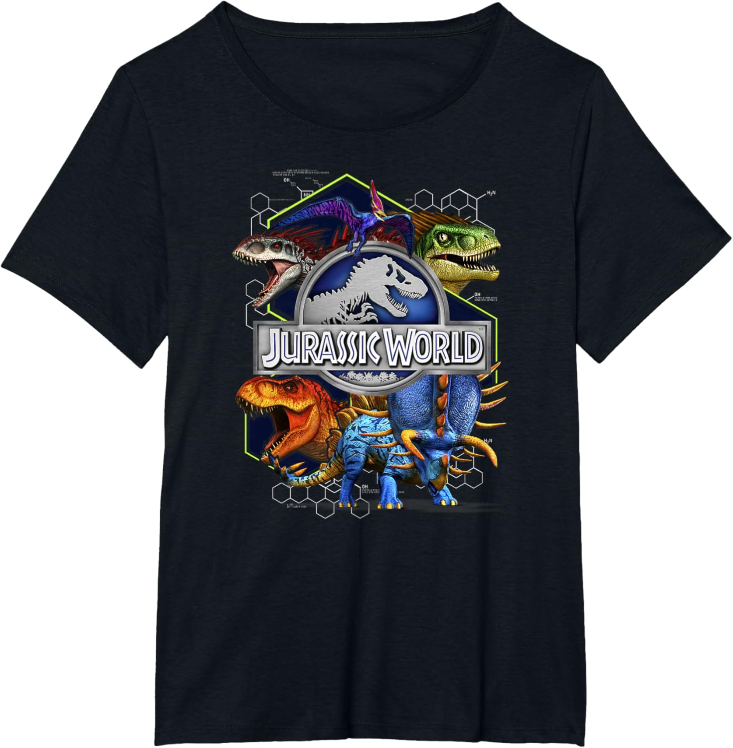 Thumbnail 5 de Jurassic World Maglietta Octagon C1