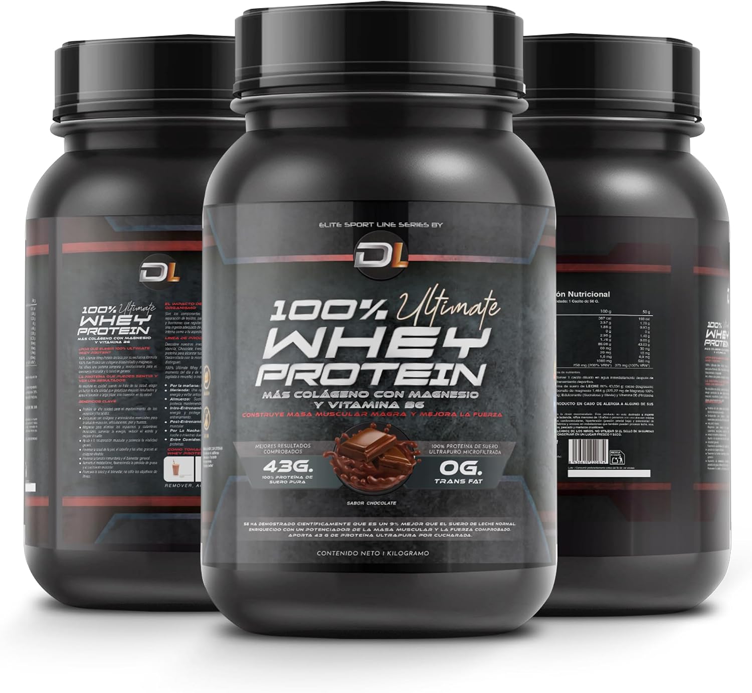 Thumbnail 5 de Whey Protein 1 kg Chocolate — Proteína con colágeno y magnesio 🍶