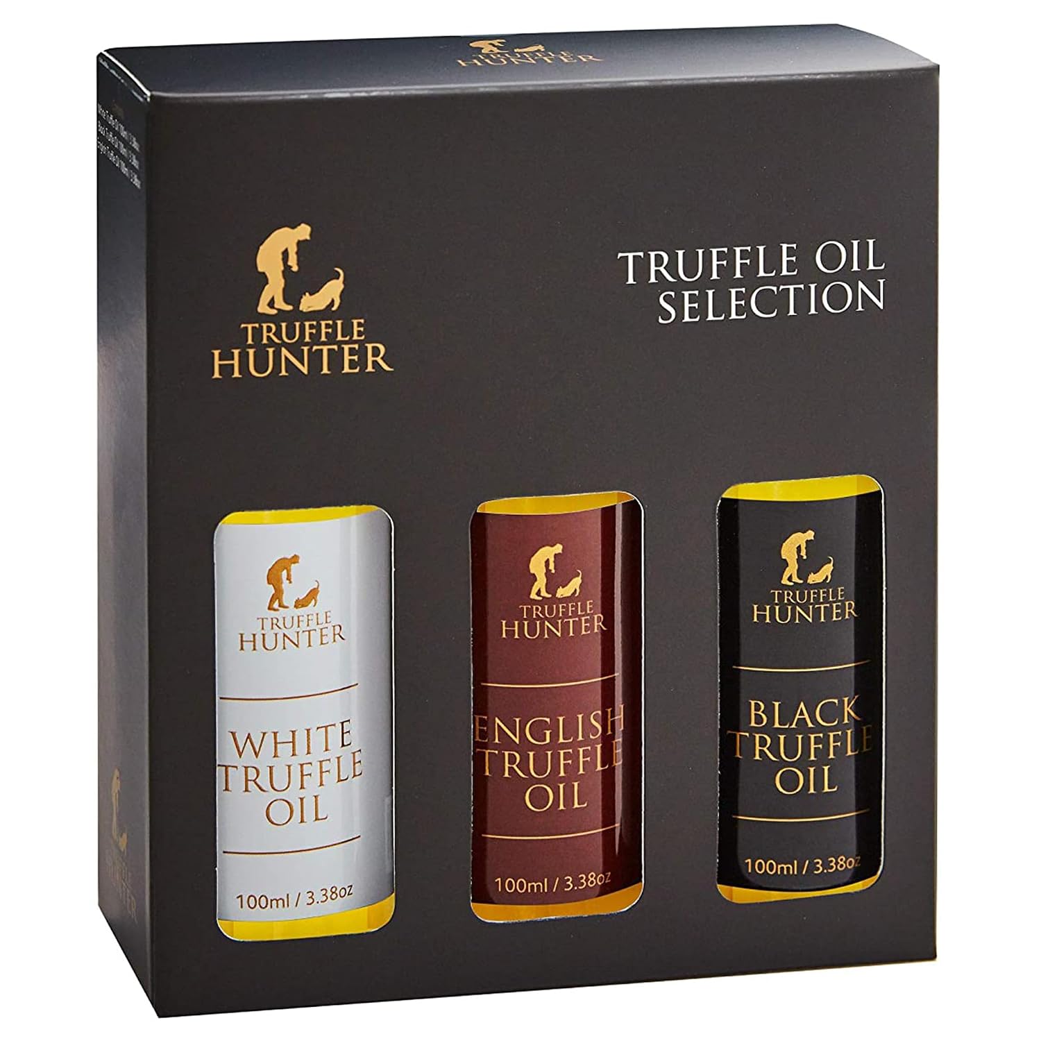 Detalle de TruffleHunter Trüffelöl-Set – 3 Variationen mit echtem Trüffelgeschmack (100 ml × 3)