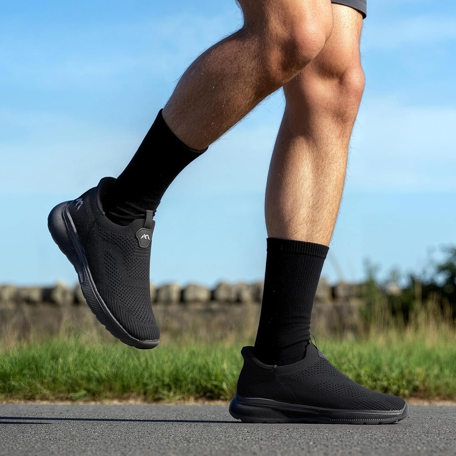 Detalle 2 de ODCKOI Sneaker Herren Slip-on – Leichte, atmungsaktive Turnschuhe ohne Schnürsenkel