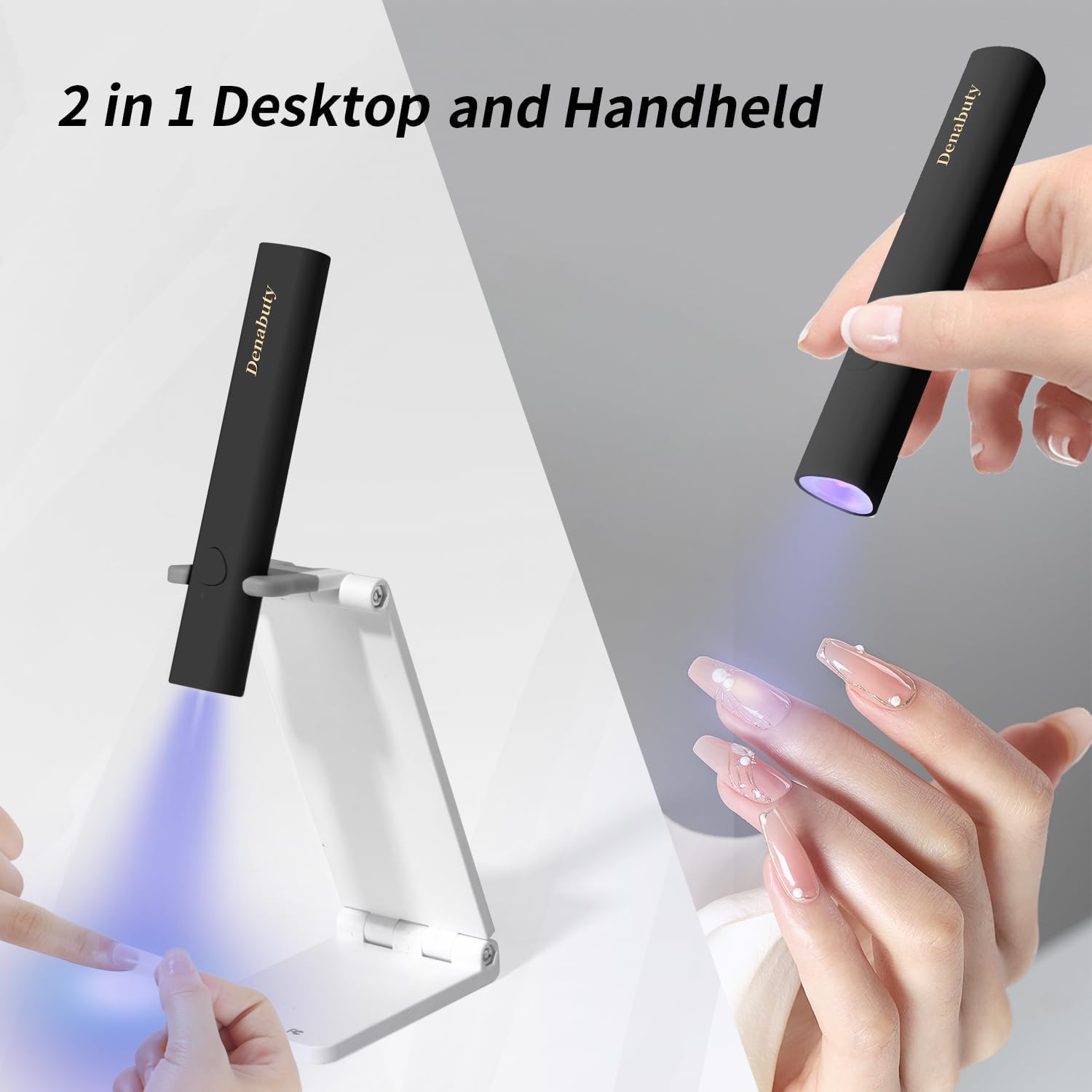 Thumbnail 2 de UV LED gel nail lamp 365+405nm