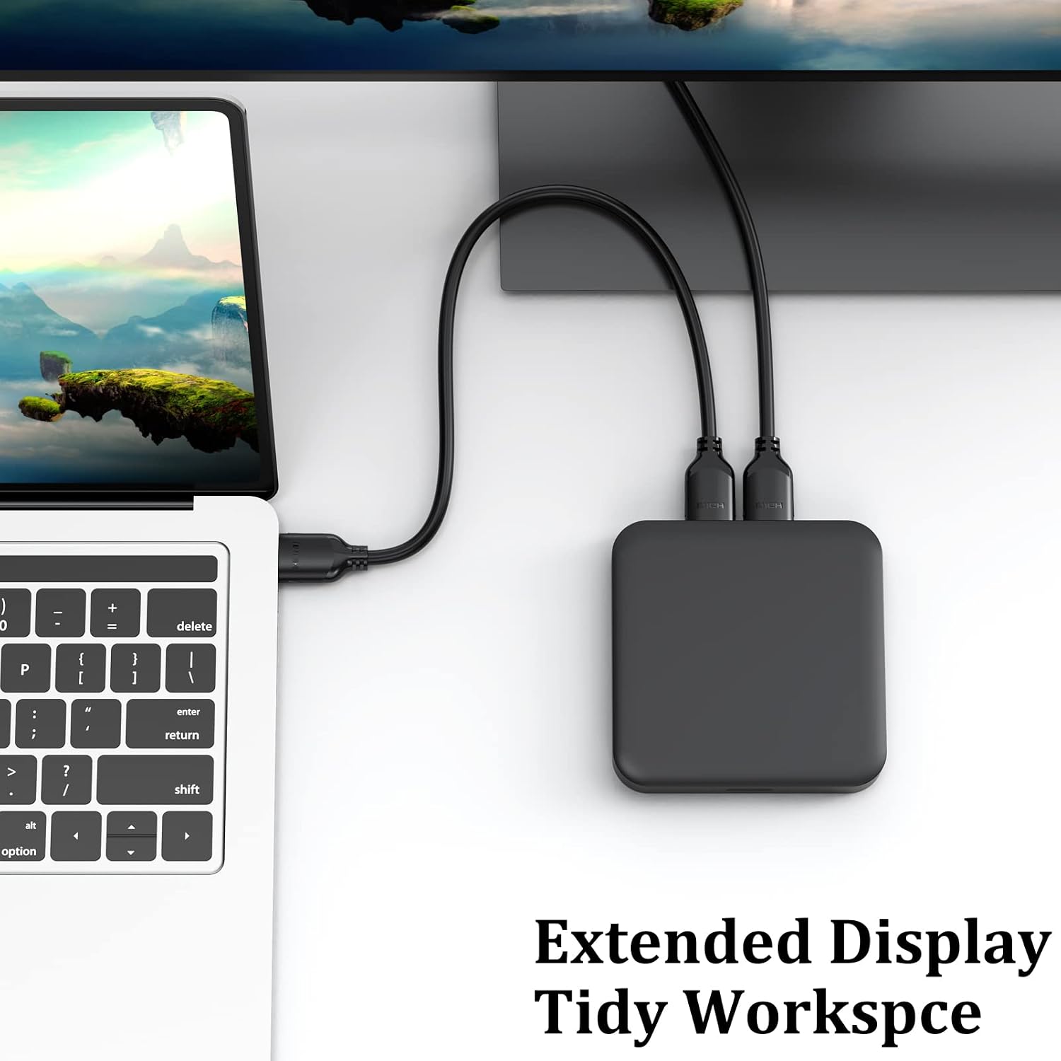 Detalle 2 de UVOOI Short HDMI Cable 1 Foot 4K