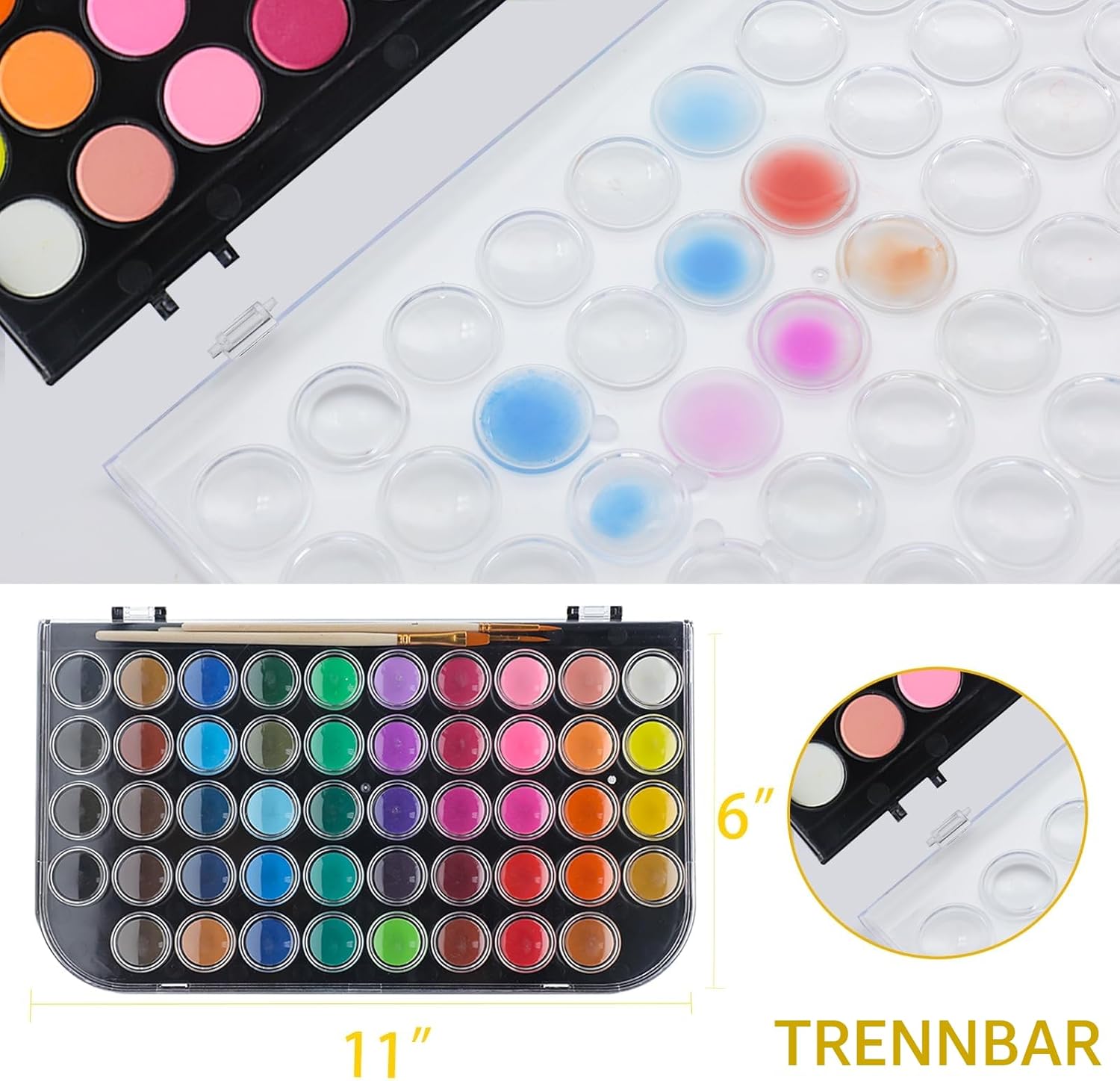 Thumbnail 3 de Artecho Aquarellfarben 48 Farben Set