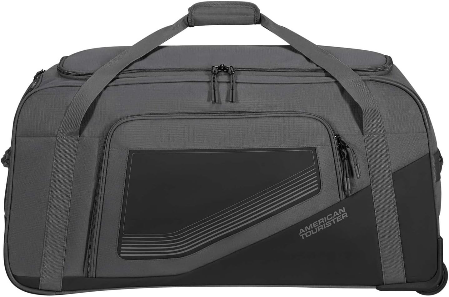 Detalle de American Tourister City Racer Borsone con Ruote 77 cm — Ampio 129 L e Scomparto Scarpe Separato