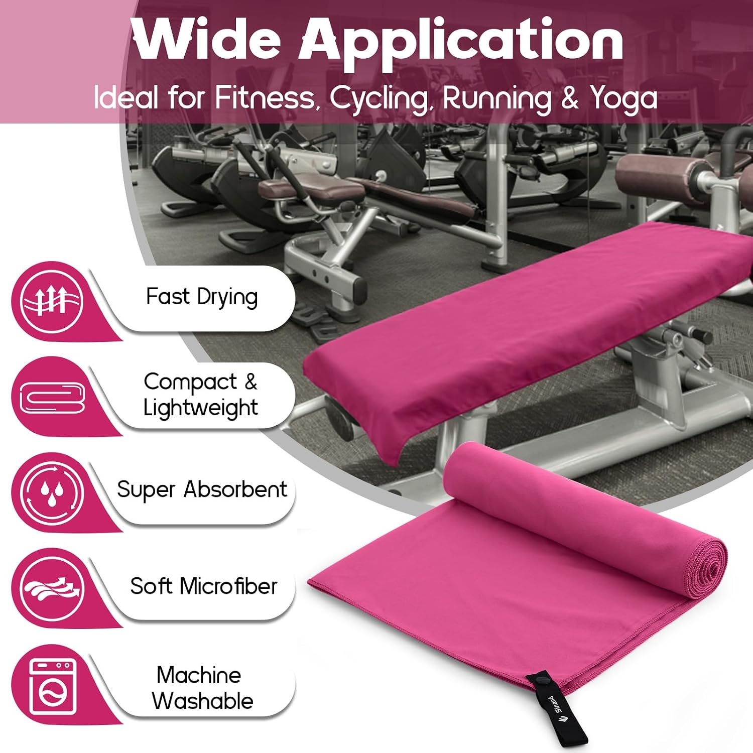 Detalle 2 de Microfibre towel 2 pack, 160x80cm