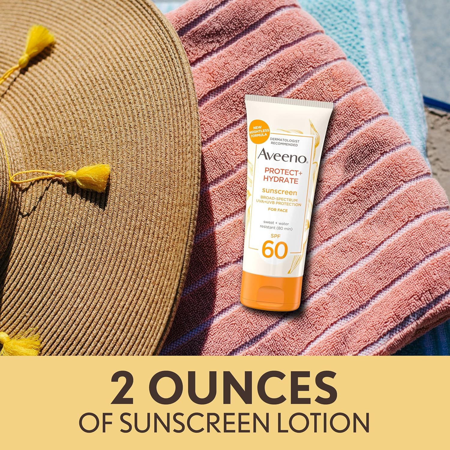 Thumbnail 2 de Aveeno Protect + Hydrate Face Sunscreen SPF 60, Travel Size