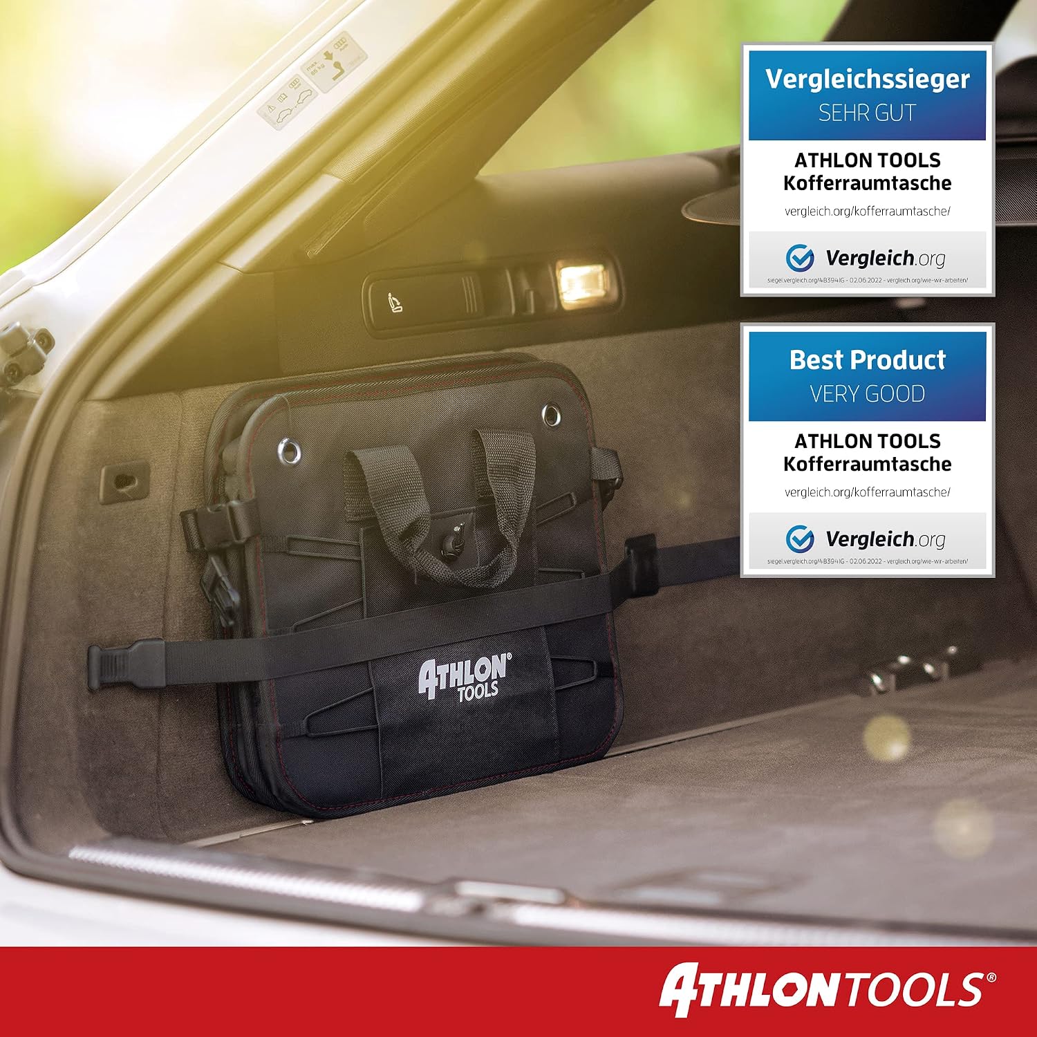 Thumbnail 5 de ATHLON TOOLS Premium Kofferraumtasche 60L