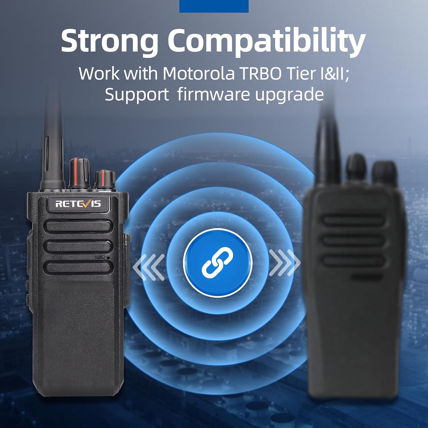 Thumbnail 4 de Retevis RT29D Digital Walkie Talkie: IP67 Waterproof Two-Way Radio (2-Pack) with 3200mAh Battery