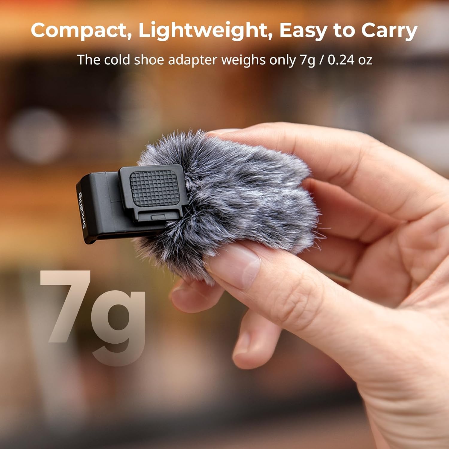 Thumbnail 5 de SmallRig Cold Shoe Adaptateur avec Pare-Brise – pour Sony ZV-E10 et ZV-1 (3526)