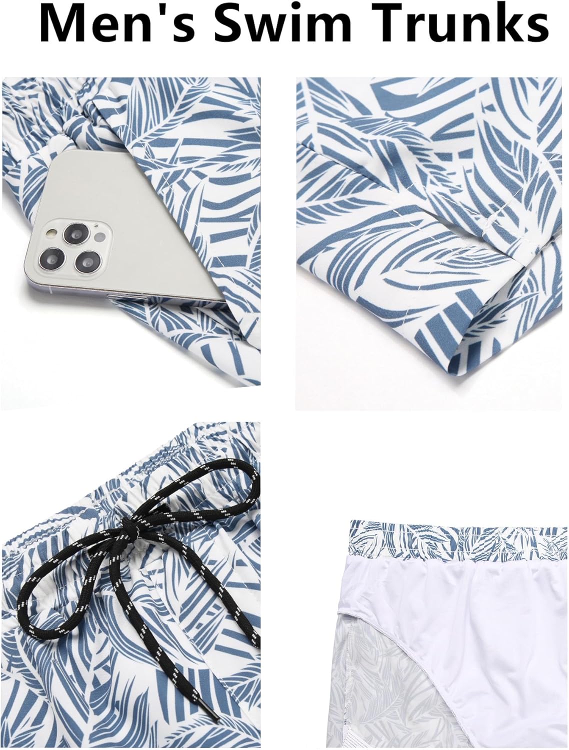 Thumbnail 4 de COOFANDY Men's Swim Trunks: Quick-Dry Board Shorts for Active Beach Days