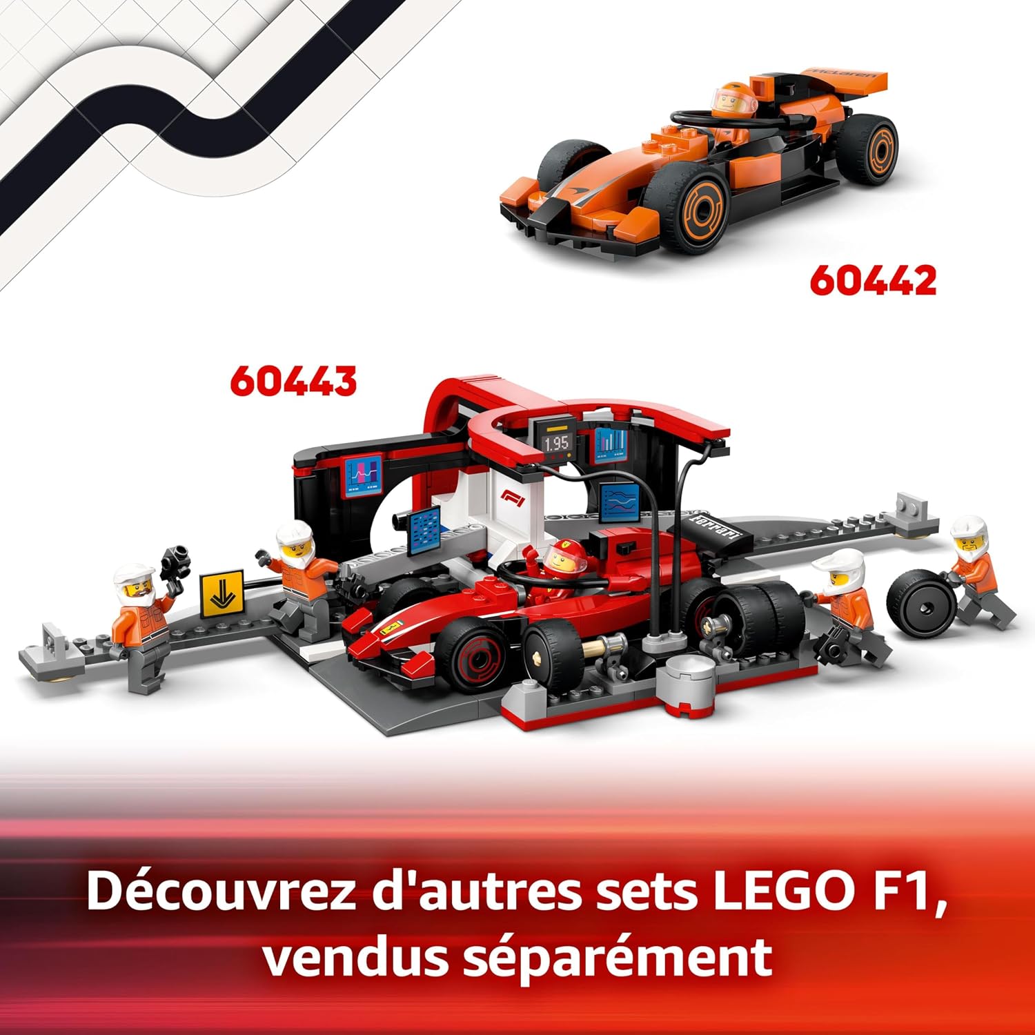 Thumbnail 6 de LEGO City Camion de F1 avec RB20 et AMR24 – Transporteur pour voitures Red Bull & Aston Martin (60445)