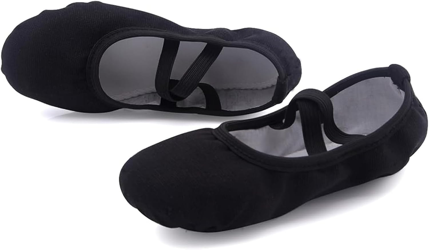 Detalle de Uniuni Chausson Danse Classique Fille Toile Demi Pointe — Chaussons de Ballet Polyvalents