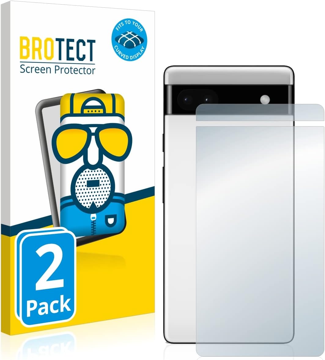 Detalle de BROTECT Full Cover Opaca 3D per Google Pixel 6a (Posteriore) – 2 pezzi, protezione antigraffio ed effetto mat