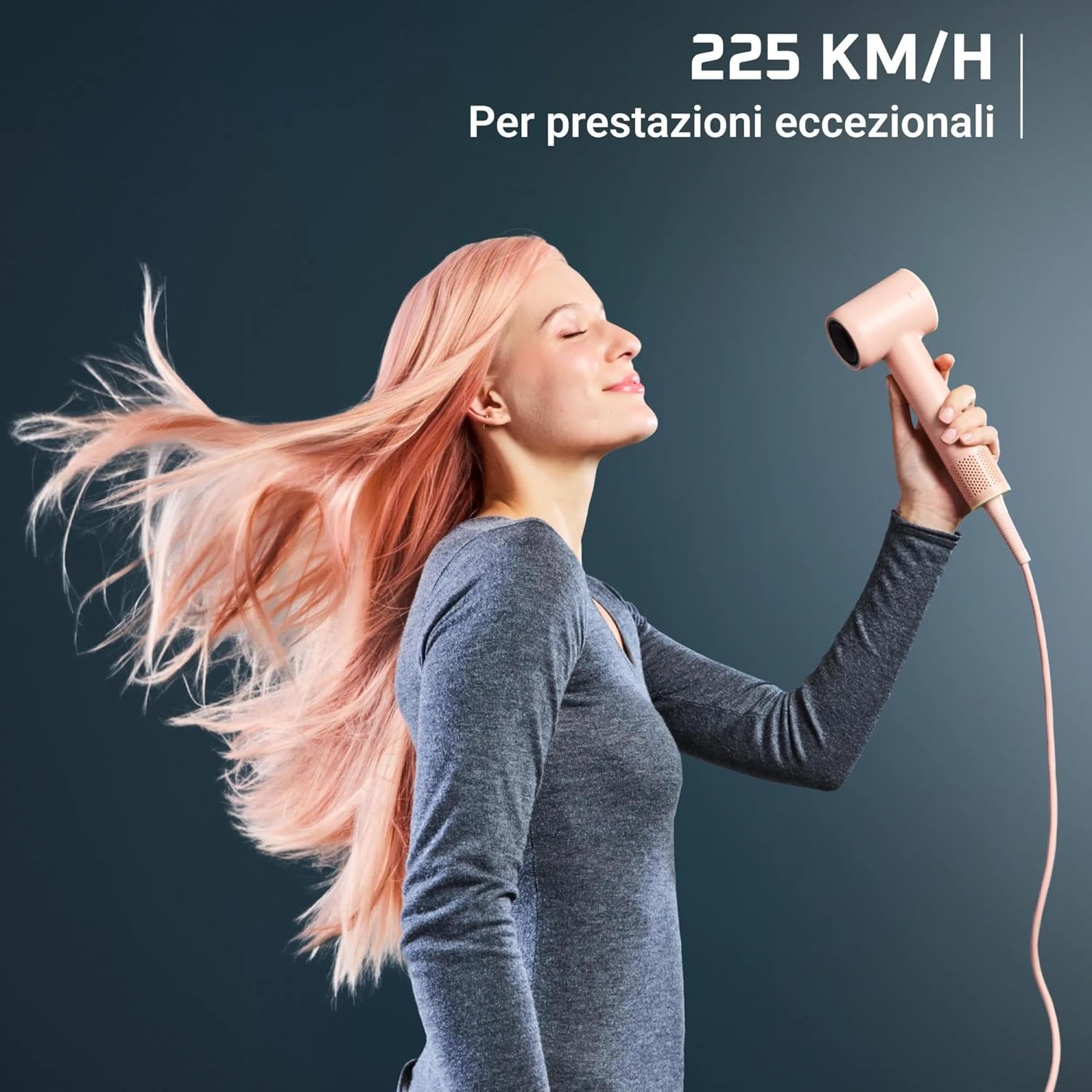 Detalle de Rowenta Blumia: phon hair compatto ad alta velocità con tecnologia ionica, 350 g, beccuccio magnetico
