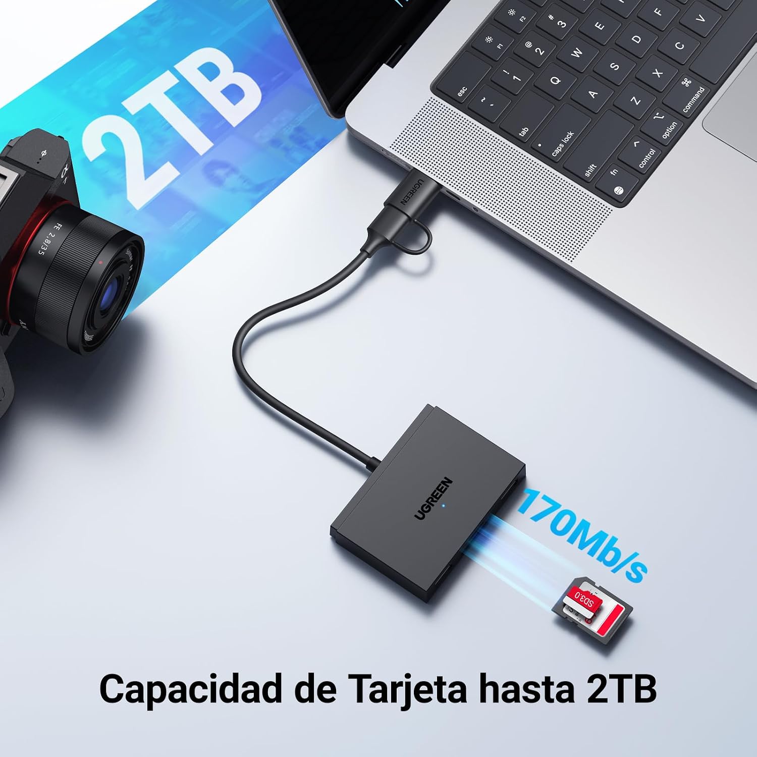 Thumbnail 5 de UGREEN Lector Tarjetas SD Micro USB-C USB 3.0