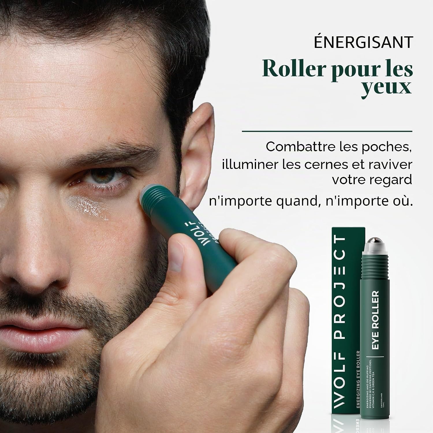Thumbnail 1 de Wolf Project Rouleau sous les yeux – Sérum énergisant à la caféine, vitamine C et peptides