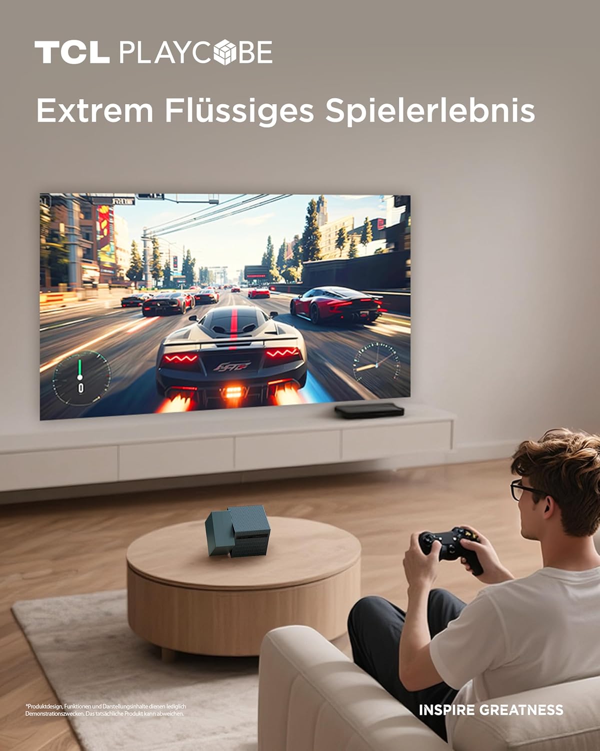 Thumbnail 5 de TCL PlayCube DLP Mini Beamer 4K mit Akku – kompakt, hell und flexibel
