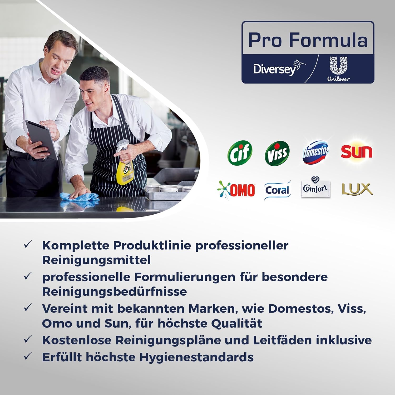 Detalle 2 de Viss Professional Scheuermilch Original 2 L – kraftvolle, geruchsneutrale Reinigung für Herd, Spüle & Co.