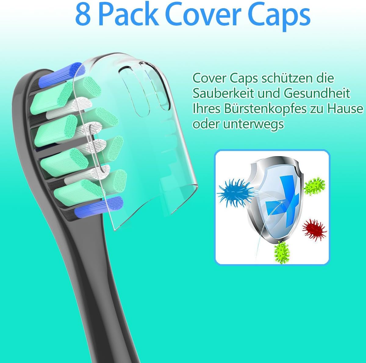 Thumbnail 6 de Wardimark Ersatzbürsten 8er Set für Philips Sonicare
