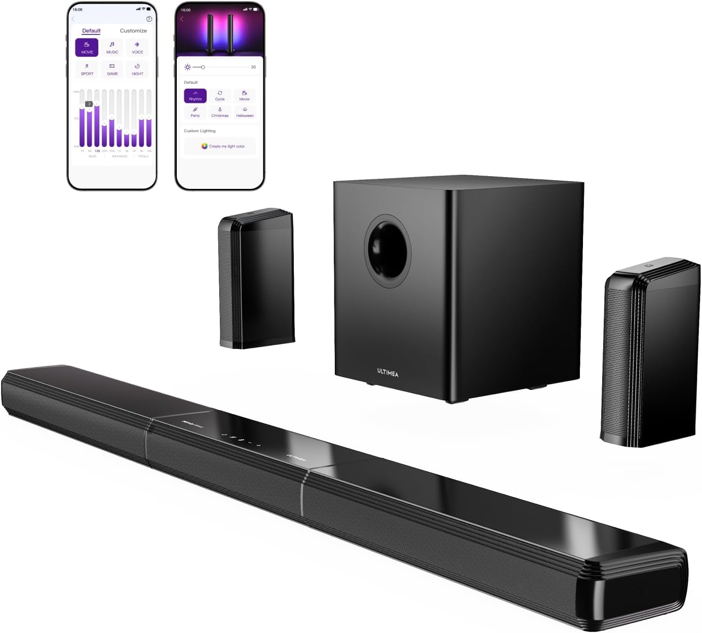 Detalle de ULTIMEA U3820 Apollo S90 9.1-Channel Surround Sound System with Dolby Atmos