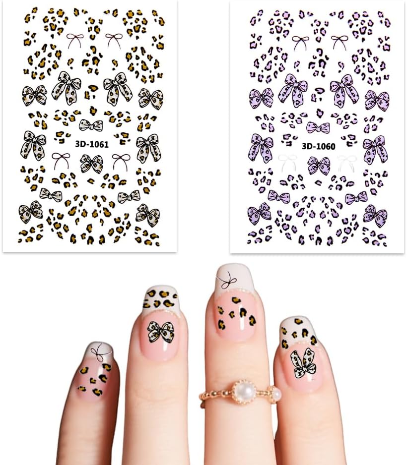 Detalle 2 de Flower Nail Art Stickers, 2 Sheets
