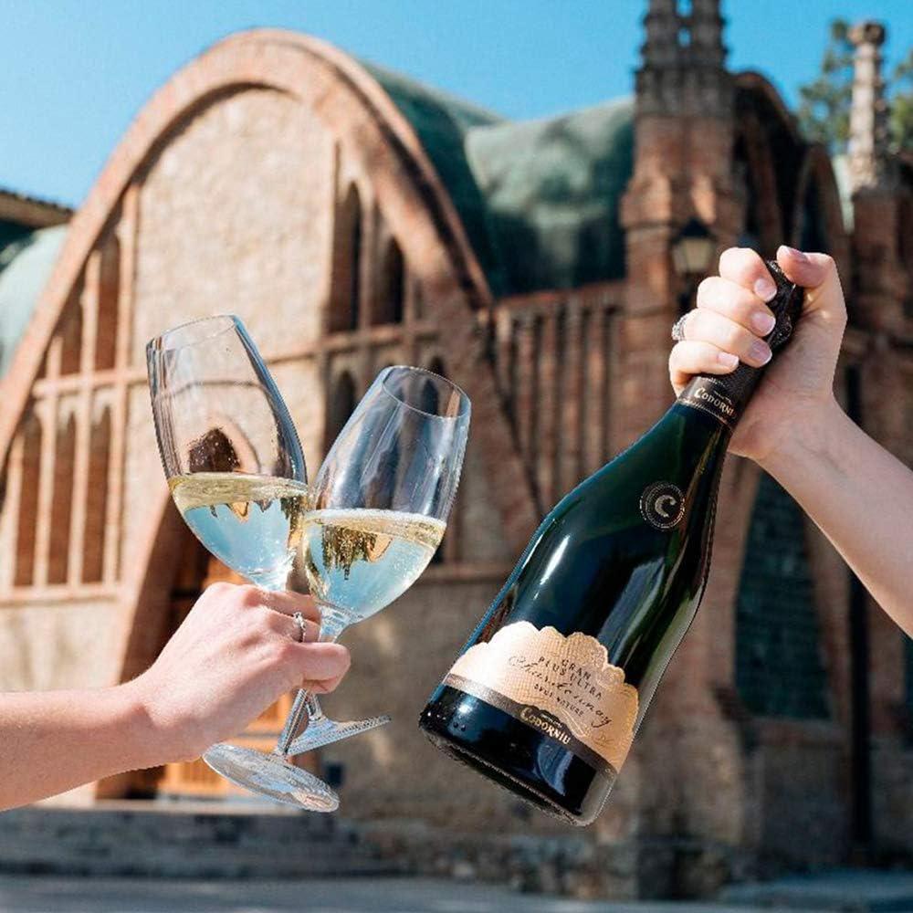 Detalle 2 de Codorniu Gran Plus Ultra, Brut Nature 100% Chardonnay 🍾 0.75 L