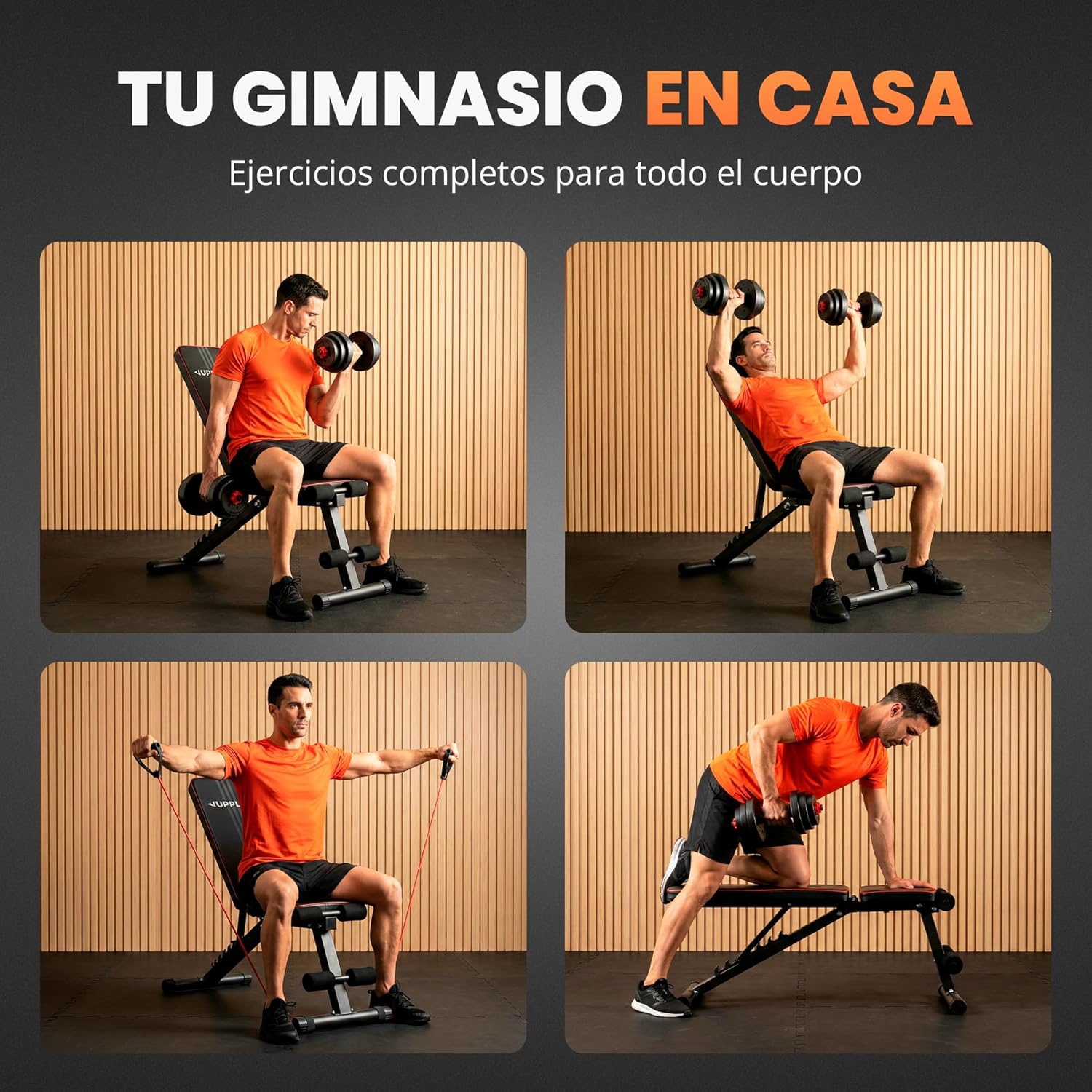 Thumbnail 6 de JUPPLIES Banco de musculación 250 kg