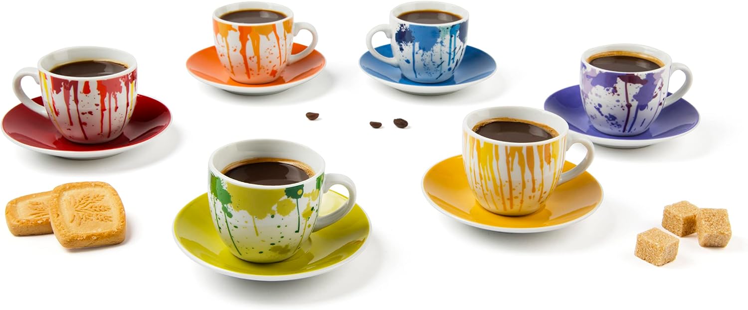 Thumbnail 7 de Excelsa Dripping - Juego de 6 tazas de porcelana