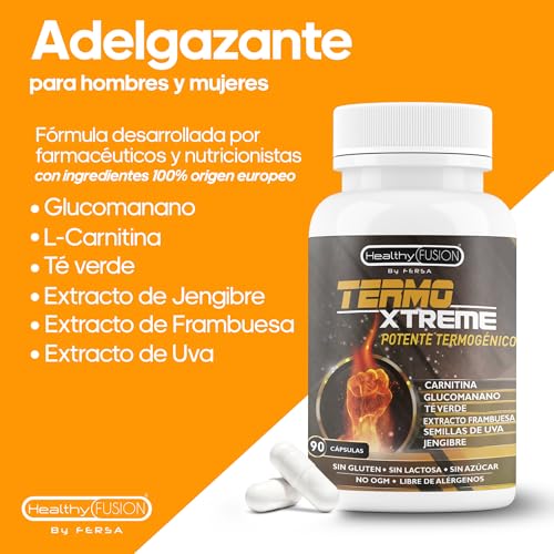 Thumbnail 1 de Healthy Fusion TermoXtreme: Pastillas adelgazantes con acción termogénica y saciante