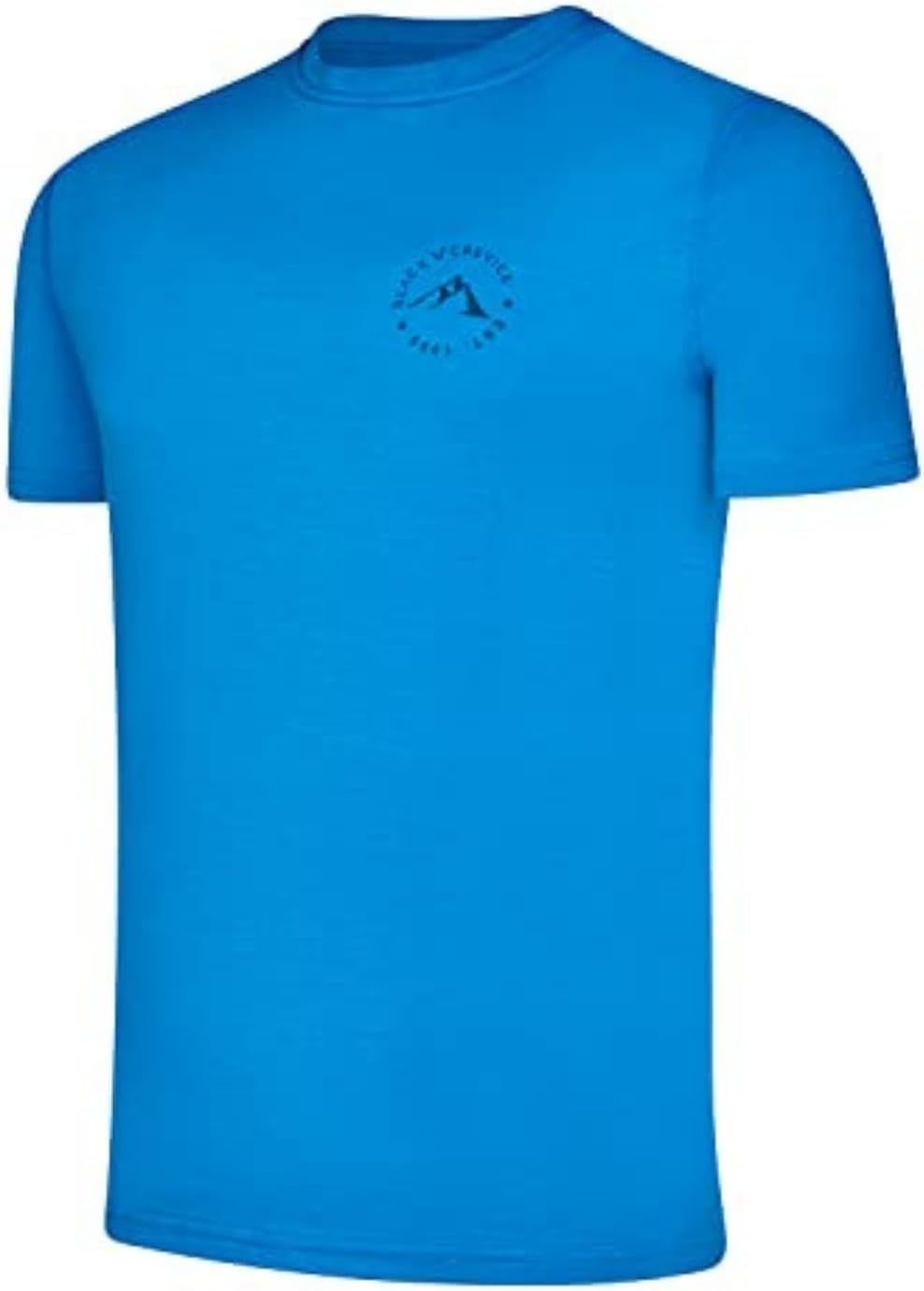 Detalle de Black Crevice T-Shirt mérinos Homme: comfort haut de gamme et performance naturelle