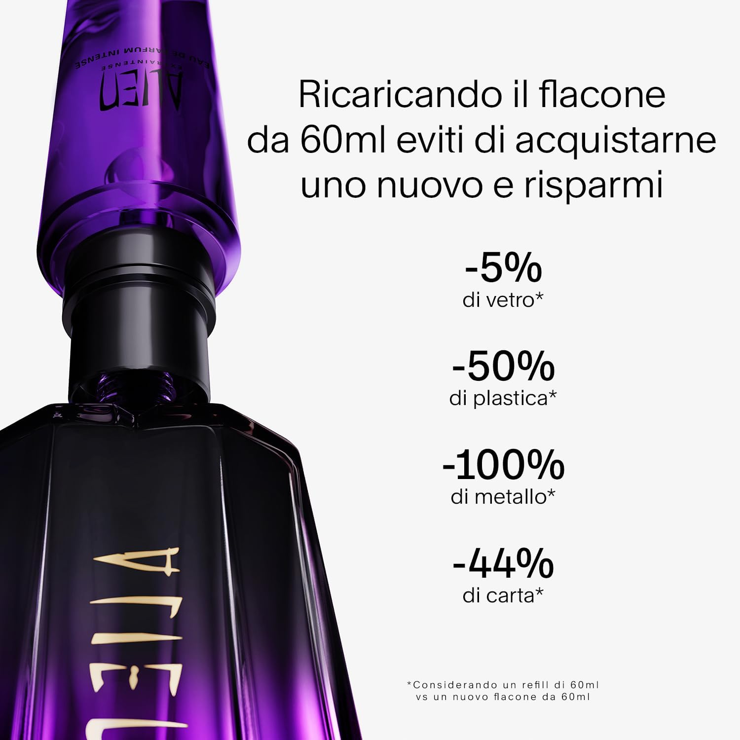 Detalle de Mugler Alien Extraintense Eau de Parfum – 30 ml ricaricabile