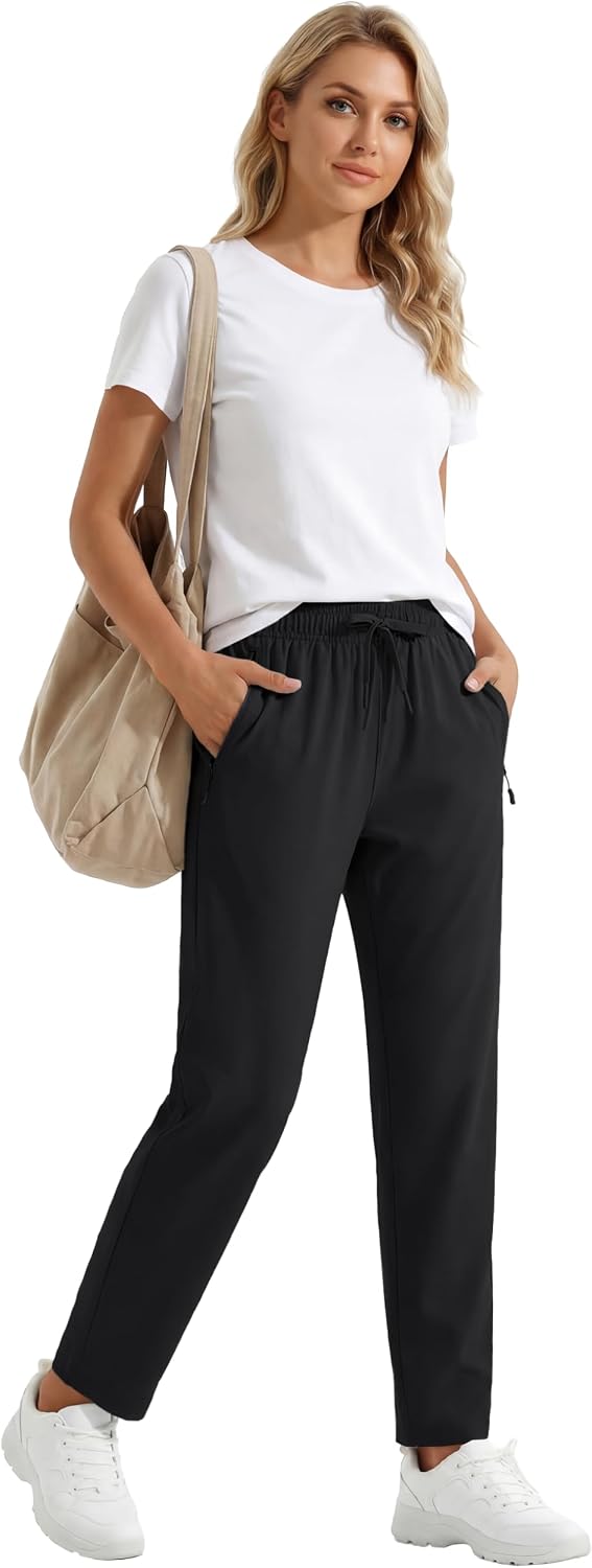 Detalle 2 de MAGCOMSEN Women's Hiking Pants, Quick-Dry 4-Way Stretch, UPF 50+